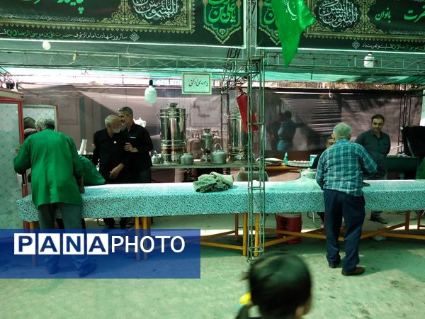برپایی موکب شهدای شاهنامه و شهرداری منطقه ۱۲ و پذیرایی از زائران امام رضا (ع) در مشهد 
