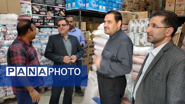 بازدید و نظارت بر بازار با حضور فرماندار و رئیس اداره صمت شهرستان کاشمر