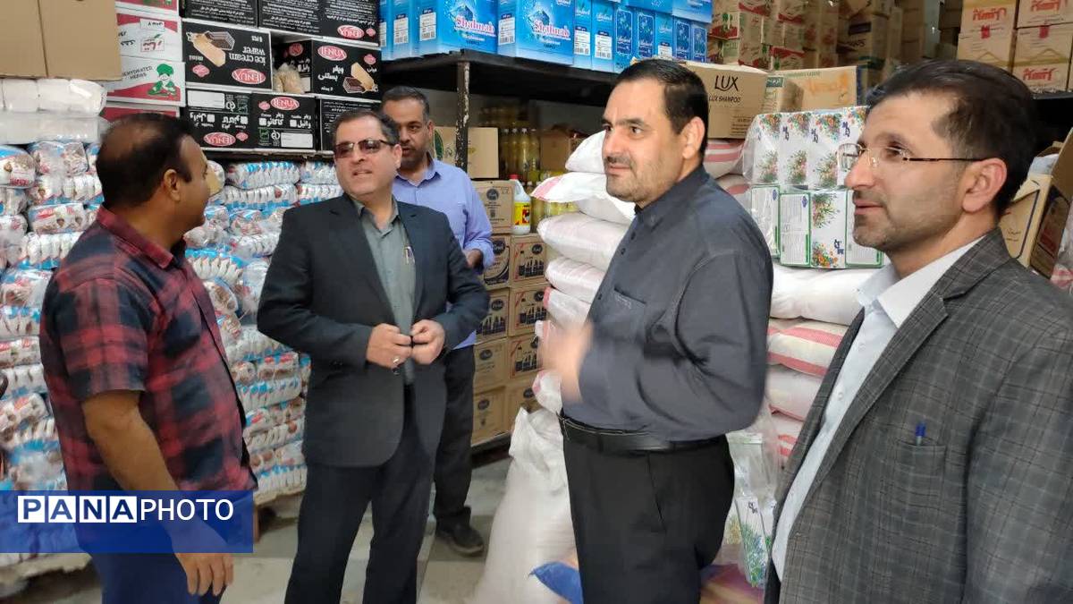 بازدید و نظارت بر بازار با حضور فرماندار و رئیس اداره صمت شهرستان کاشمر
