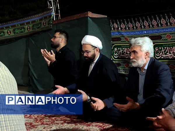حضور دادستان کاشمر در مراسم عزاداری هیئت جوانان علی اکبری (ع) و هلال احمر کاشمر