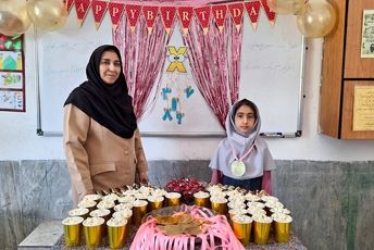 جشن ضرب در دبستان پروین اعتصامی نجف‌آباد
