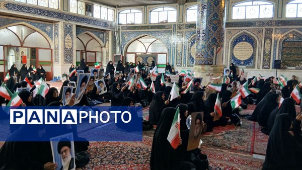 خروش شیر زنان چهارمحال‌وبختیاری در حمایت از رهبر انقلاب