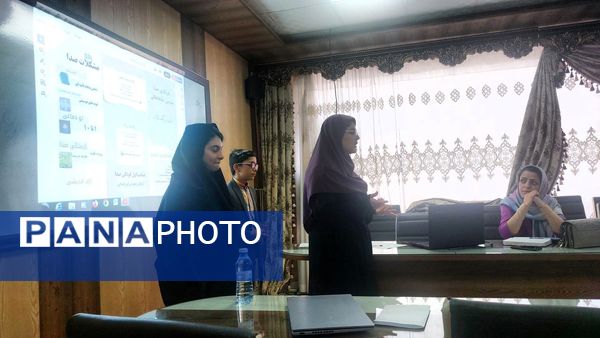 جلسه اول دوره بازیگری صدا در خبرگزاری پانا آذربایجان شرقی