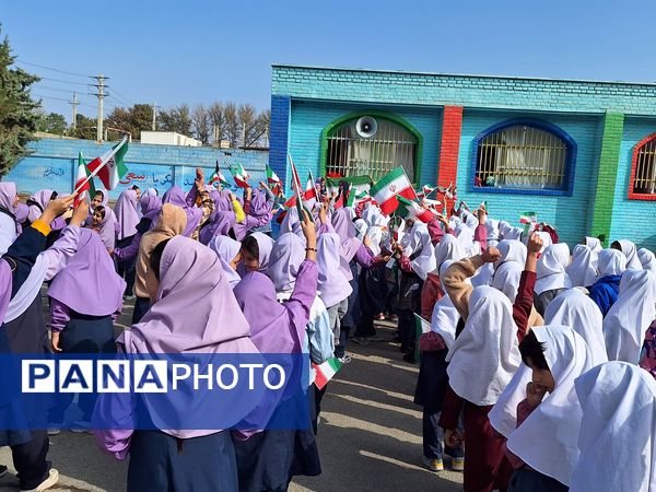 اعلام انزجار دانش‌آموزان ملاردی از رژیم کودک‌کش و جنایتکار صهیونیستی و حمایت از جبهه مقاومت