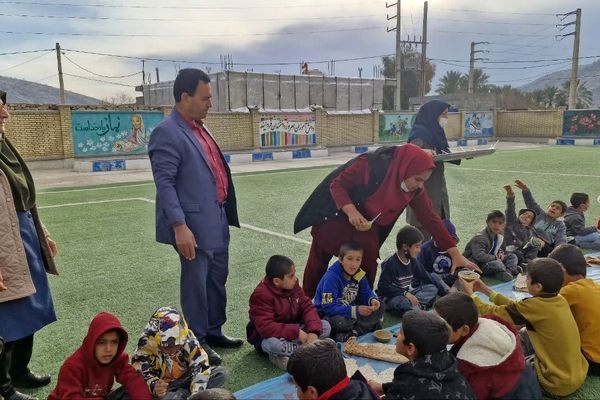 پویش صبحانه سالم در مدارس روستایی شهرستان باشت