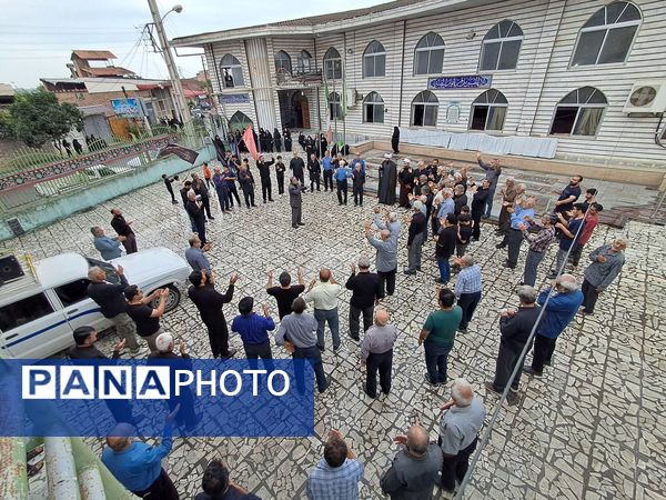 پیاده‌روی جاماندگان اربعین در قائمشهر 