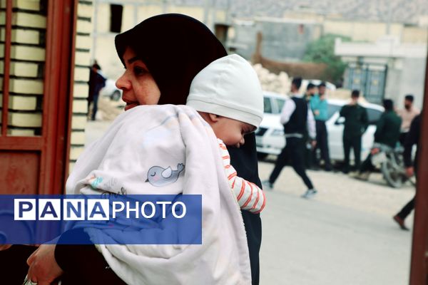 اجتماع همایش «شکوه اقتدار» بسیجیان در لنده