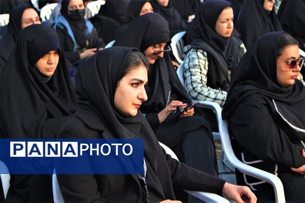 مراسم دومین سالگرد خاکسپاری شهید گمنام آموزشکده فنی دختران قم