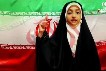 رجز خوانی دختری از تبار ایران برای صهیون