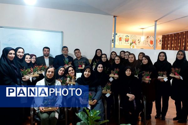 افتتاحیه طرح گلستان زندگی  دبیرستان شهدای هسته‌ای قرچک 