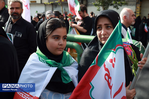 تشییع شهدای اقتدار در تهران