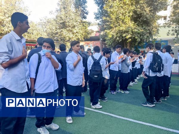 سخنرانی معنوی و مداحی ویژه فاطمیه در مدرسه جاوید