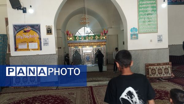 امامزاده سید طاهر الحسینی شهرستان بردسکن میزبان مردم در روز طبیعت