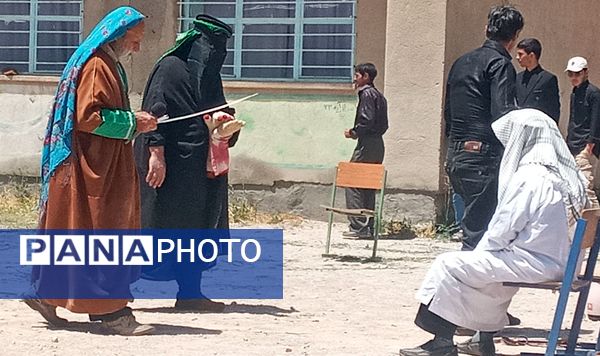 تعزیه خوانی واقعه عاشورا در روستای چکنه علیا خراسان رضوی 