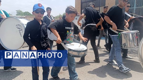 مراسم تاسوعای حسینی در آستانه سید سلطان فقیه‌الدین