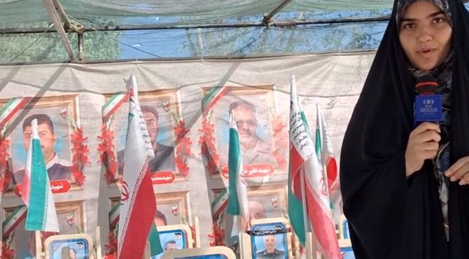 مراسم سالروز شهادت رجایی و باهنر در گلستان شهدای اصفهان