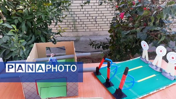 افتتاحیه نمایشگاه دست‌سازه المپیاد ورزشی درون مدرسه‌ای 