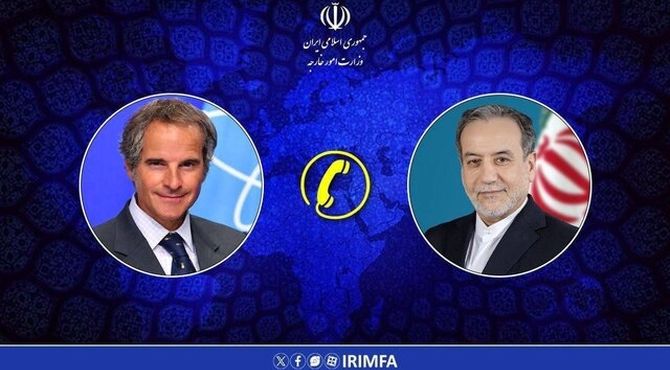 عراقچی به گروسی: ایران اقدامات سیاسی و فشار غیرمنصفانه را نمی‌پذیرد