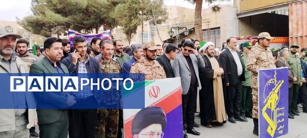 راهپیمایی روز13 آبان در شهر کلات برگزار شد