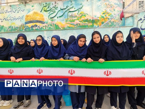 زنگ ورزش ، زنگ نشاط دبیرستان شاهد تکتم ناحیه ۳ مشهد
