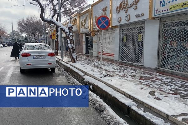 برف میهمان کاشمر شد