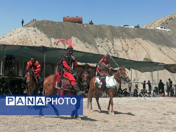 مراسم تعزیه خوانی در روز اربعین حسینی در شهر بار