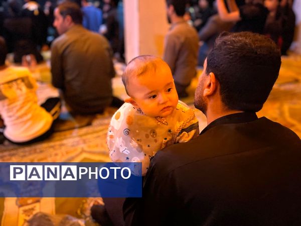 مراسم شب سوم سوگواری حضرت فاطمه(س) در تپه شهدای گمنام کهنوج