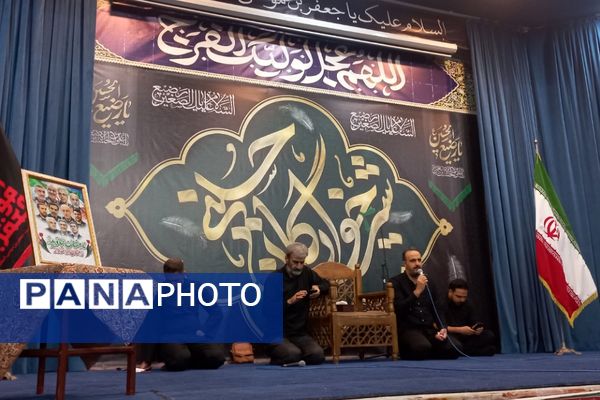 مراسم عزاداری شیرخوارگان حسینی در حرم مطهر امام زاده جعفربن موسی الکااظم (ع) شهرستان پیشوا