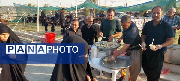 قدم‌های عاشقی در مسیر اربعین