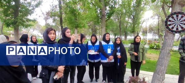 مسابقات استعدادیابی دارت ویژه بانوان در پارک صیاد شیرازی شیروان