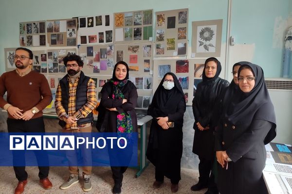 نمایشگاه ماها در هنرستان بصیرت آشخانه