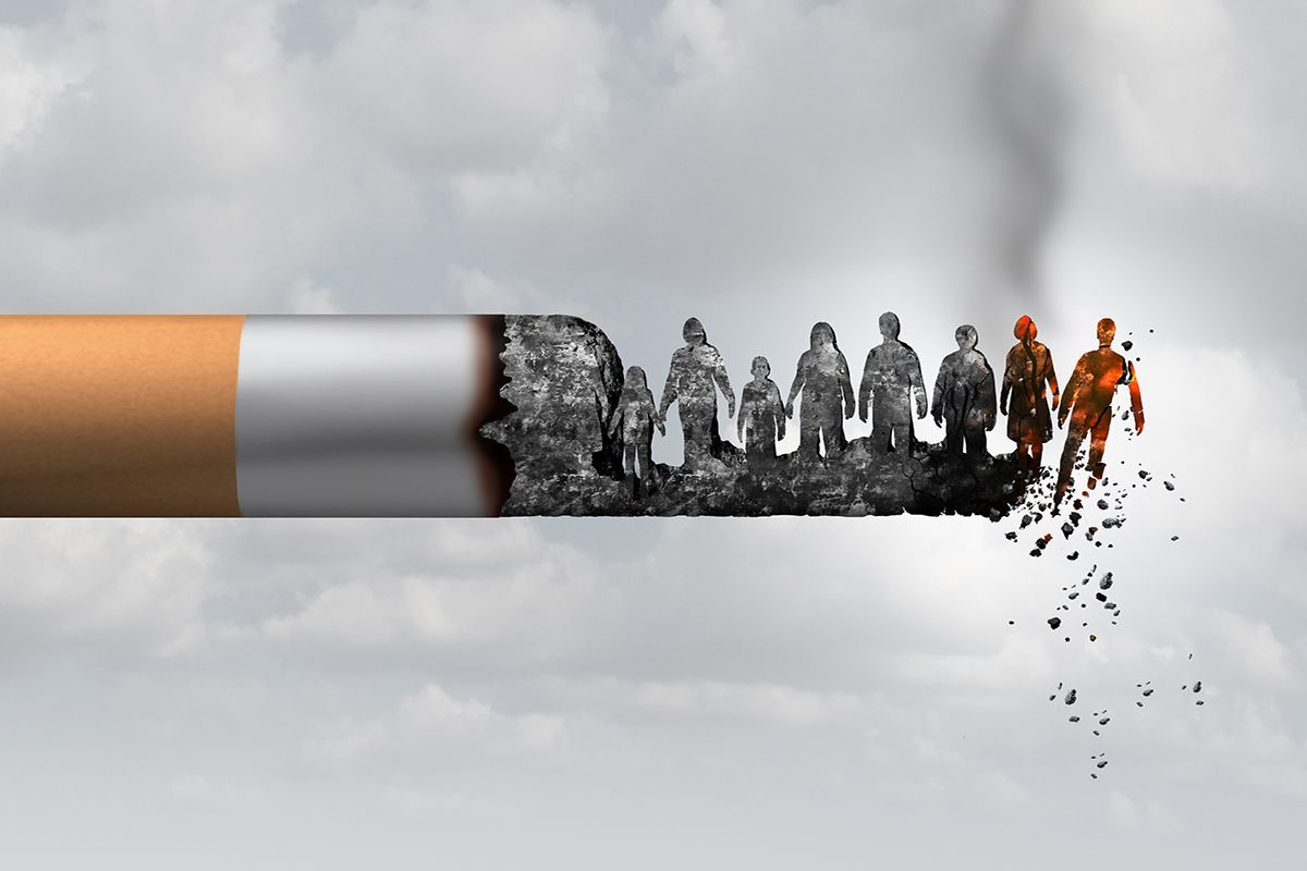 80 درصد سرطان‌های ریوی نتیجه مصرف سیگار است