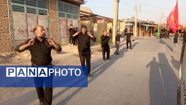هیات‌ عزاداری‌ در شهر وردنجان‌‌ 