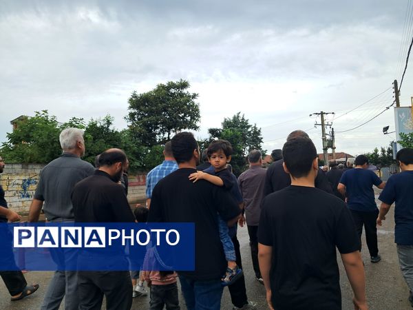 پیاده‌روی جاماندگان اربعین در قائمشهر 