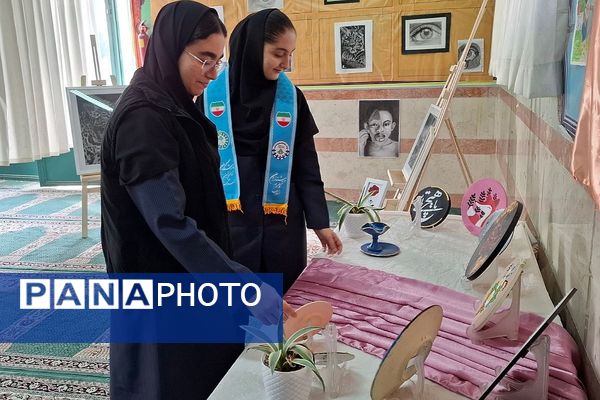 جلوه خلاقیت دانش‌آموزان بنت‌الهدی در هفته «ماها»
