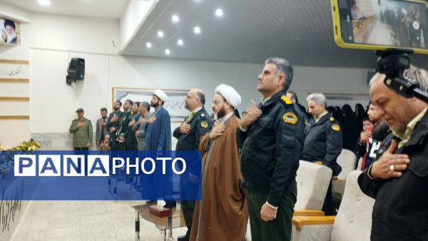 مراسم استقبال تشییع وداع و تکریم شهید خوشنام در خلیل آباد 