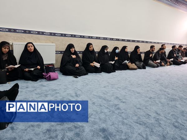 مراسم یادبود شهید سید حسن نصرالله در نمازخانه ولایت آموزش و پرورش شهرستان اسلامشهر