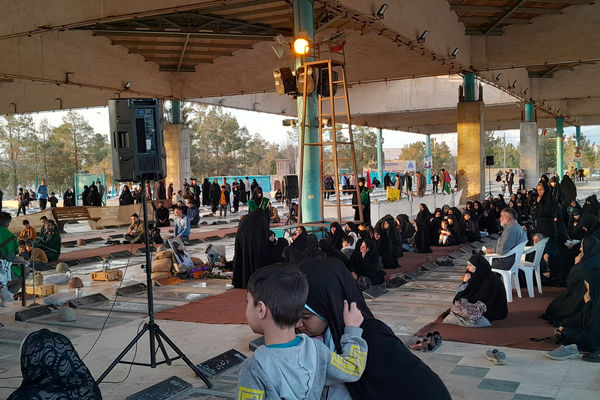 برگزاری اولین سالگرد شهادت شهید دهه هشتادی مدافع امنیت 