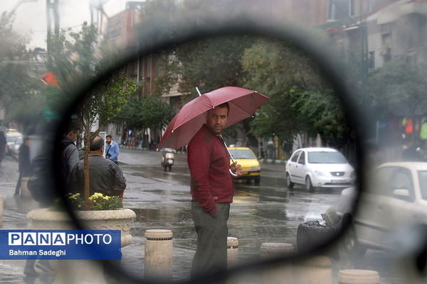 باران پاییزی تهران