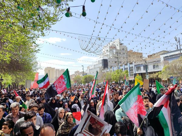 راهپیمایی روز جهانی قدس در مشهد مقدس