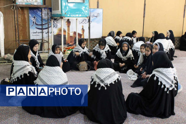 جلوه‌هایی از حلقه‌های صالحین نوجوانان بسیجی در شهر جعفریه