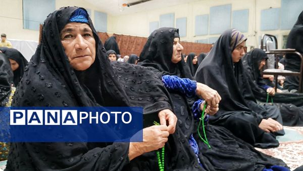  مراسم باشکوه عزاداری شب هفتم محرم در شهرستان مارگون