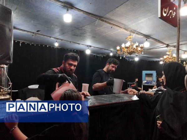 برپایی موکب علمدار به مناسبت دهه اول محرم در خلیل‌آباد 