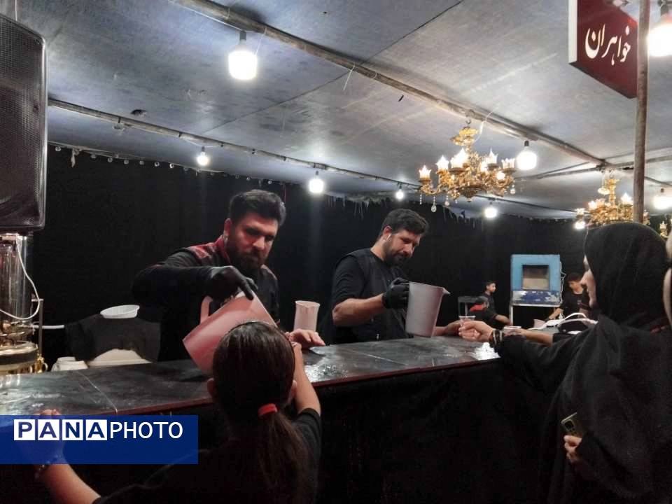 برپایی موکب علمدار به مناسبت دهه اول محرم در خلیلآباد