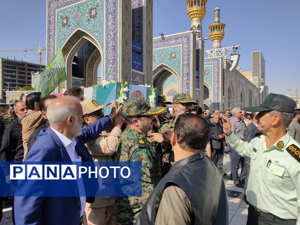 تشییع پیکر مطهر شهید مرزبان سجاد صیامی 