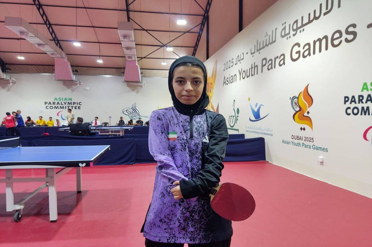 اولین طلای پاراتنیس روی میز برای زهرا نمازی