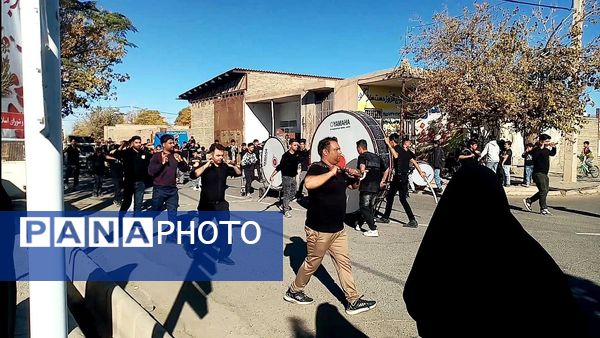 برپایی هیئت حسینی به مناسبت شهادت حضرت زهرا در روستای ارغا