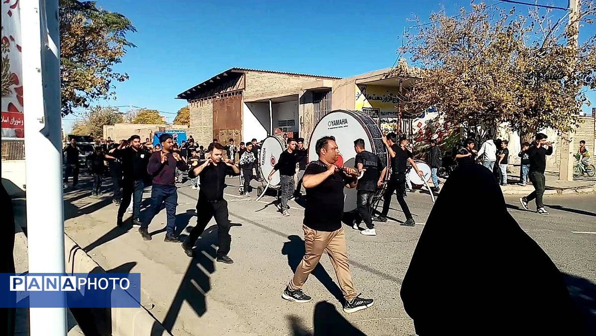 برپایی هیئت حسینی به مناسبت شهادت حضرت زهرا در روستای ارغا