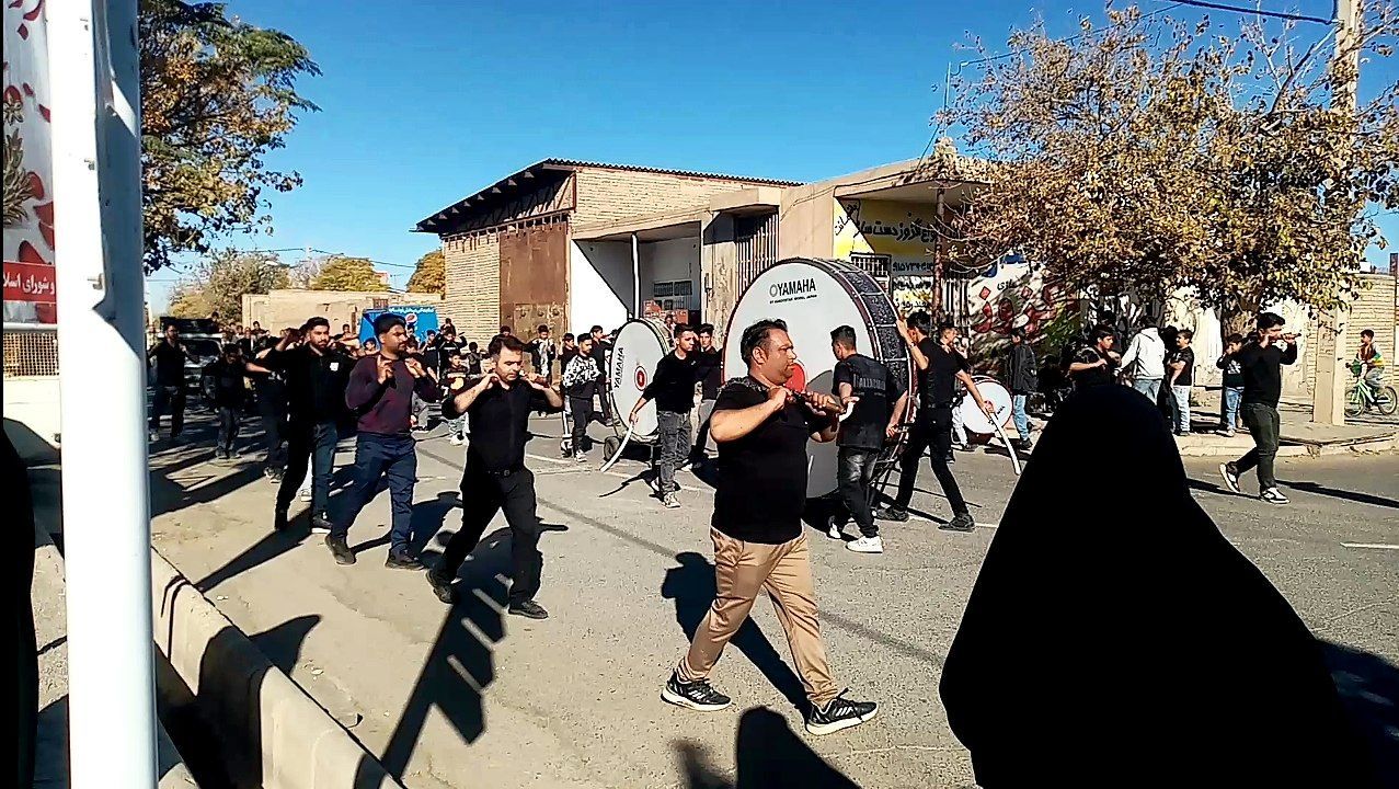 برپایی هیئت حسینی به مناسبت شهادت حضرت زهرا در روستای ارغا