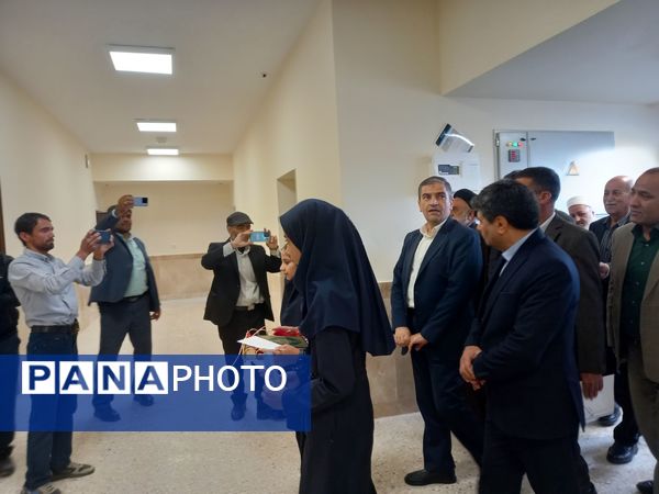 افتتاحیه مدرسه شش کلاسه زنده یاد محمد یاسر نیکنام در رضویه 